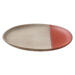 SPOT ON CORAL PLATE FLAT ROUND COUPE 23CM PLAYGROUND