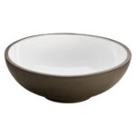 ECO-GRES RENEW WHITE DISH ROUND 17CM PLAYGROUND