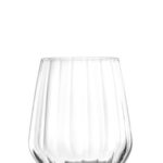 CRYSTAL LUXION OPTIQ WATER STEMLESS TUMBLER GLASS 42CL RCR ITALY