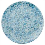 BY ORDER MELAMINE MOSAIC FLAT PLATE 25.5CM PADERNO ITALY