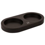 BY ORDER LINEA BAMBOO MATTE BLACK TRAY TWO MILLS 17CM MAX 6.5CM PEUGEOT