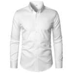 SHIRT BUTTON LONG SLEEVES S WHITE
