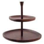 SAMBONET ARTHUR KRUPP RADICI SERVING STAND 2 TIER WOOD ACACIA 18-26.5X25.5CM