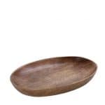 WOOD MANGO TRAY OVAL 33X20CM ESPIEL
