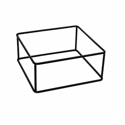 BUF-ESP-HOT1505.jpg BUFFET ADVANCED WIRE BASE METAL BLACK SQUARE 18X10CM ESPIEL - Image 1