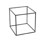 BUFFET ADVANCED WIRE BASE METAL BLACK SQUARE 18X18CM ESPIEL