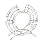 FRUIT DISPENSER ROUND 40CM CHROME PLATTED ESPIEL