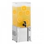 JUICE DISPENSER DELFI 6L METAL INOX WITH ICE CUBE CRUSHED GARIBALDI