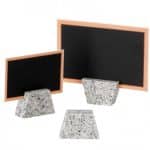 BUFFET LABEL STAND GRANIT WHITE 4.5X2X3CM 1PC GARIBALDI