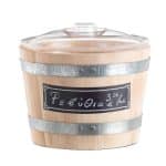 BUFFET BARREL WOOD 10L 34X25CM GARIBALDI