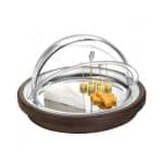 TRAY COOLING PROFIT ROUND 38CM WOOD GARIBALDI