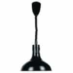 BUFFET HEATING LAMP 29CM BLACK SPIRAL 60-150CM 250W UNIQUE - BY ORDER