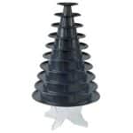 MACARONS PYRAMID PVC BLACK FRANCE