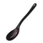 BUFFED SPOON PERFORATED BLACK PLASTIC PA 35CM PADERNO
