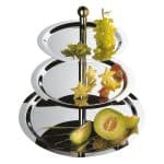 BY ORDER STAND 3 TIERS 32-38-48CM 50CM INOX PADERNO