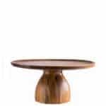 BUFFET WOOD STAND WALNUT 33X16CM PADERNO