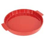 BUFFED ROUND BAKER RED 34X29.5X7.7CM PEUGEOT PADERNO