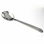 BUFFET LUXURY SERVING ROUND SPOON PERFORATED 7X28.5CM INOX 18-12 SVANERA ITALY