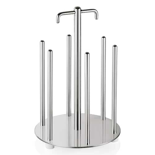 BUF-WAS-9775060.jpg BOWL DISPENSER UP TO MAX 52 BOWLS MAX DIAMETER 6X2.5CM CHROME NICKEL WAS GERMANY - Image 1