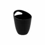 CHAMPAGNE BUCKET ROUND 23.5X20X19CM ACRYLIC BLACK ESPIEL