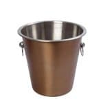 BY ORDER CHAMPAGNE BUCKET 22CM INOX COPPER MAT ESPIEL