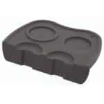 COFFEE TAMPER DOUBLE SILICONE MAT 21X15X3CM BLACK GTSA