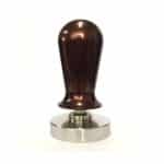 COFFEE TAMPER DYNAMETER 58MM INOX BROWN HANDLE