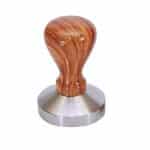 TAMPER INOX 18/10 58MM WOOD HANDLE