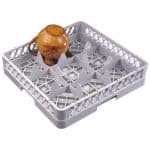 DISHWASHER BASKET RACKS FOR CUPS 9 COMPARTMENT MAX DIAMETER 151MM 50X50X10CM PADERNO