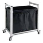 BY ORDER HOUSEKEEPING TROLLEY CART ALUMINIUM FOR LINEN  95X65X105 CM WAS GERMANY