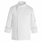 EGO CHEF JACKET COMFORT WHITE LARGE 65-35 COTTON ITALY