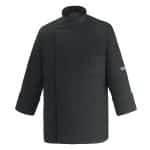 EGO CHEF JACKET MICROTEC BLACK MICROFIBER ITALY