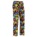EGO CHEF TROUSER PEACE AND LOVE 100 COTTON MEDIUM ITALY