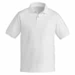POLO SHIRT 100 COTTON L WHITE