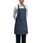 APRON SHORT POP STRAP BUTTON JEANS 70X70CM 60-40 ITALY