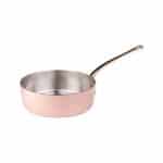 BY ORDER COPPER TINNED LITTLE CASSEROLE PAN ONE HANDLE 12X4.5CM 51CL AGNELLI-FASA ITALY