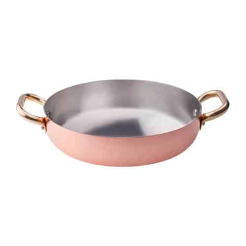 COO-AGN-ALCU11028.jpg OMELETTE PAN COPPER 2HANDLES 28CM AGNELLI-FASA ITALY - Image 1