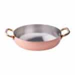 OMELETTE PAN COPPER 2HANDLES 32CM AGNELLI-FASA ITALY
