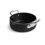 BY ORDER 1907 AL-BLACK CASSEROLE POT INDUCTION 32X10.5CM 8.4L AGNELLI ITALY