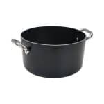 SAUCE POT ALBLACK 2 HAND ALUMINIUM TEFLON 28CM  AGNELLI - ITALY