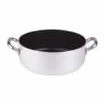 CASSEROLE POT ALLUM. 2 HANDLES TEFLON 32 X 10.5CM 8.4LT AGNELLI - ITALY