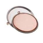 BY ORDER COPPER TINNED HAMMERED WITH RIM ROUND PAN 44CM AGNELLI-FASA ITALY