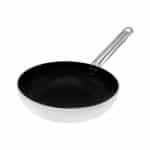 BASIC FRYPAN 24CM INDUCTION NON STICK ALUMINIUM 3MM TUBULAR HANDLE FASA - ITALY