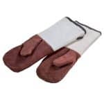 GLOVE FOR OVEN LONG LEATHER PAIR 450C 05706 LONG 20CM MARTELLATO