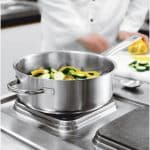 COOKWARE PROFESSIONAL 18-10 INOX SERIES 1000 SAUCE POT 45X27CM 42.9L PADERNO MADE IN ITALY - Image 2
