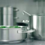 COOKWARE PROFESSIONAL 18-10 INOX SERIES 1000 LOW CASSEROLE POT 20X7.5CM 2.5L PADERNO MADE IN ITALY - Image 2