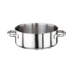 COOKWARE PROFESSIONAL 18-10 INOX SERIES 1000 LOW CASSEROLE POT 45X15.5CM 24.6L PADERNO MADE IN ITALY