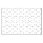 BY ORDER SILICONE MOLD QUENELLE 6X4CM PADERNO ITALY