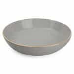 COLLECT DEEP PLATE 23.80X5CM GREY BONBISTRO BELGIUM