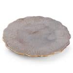 FLORET PLATE 21.5CM BRONZE CHIC YONG